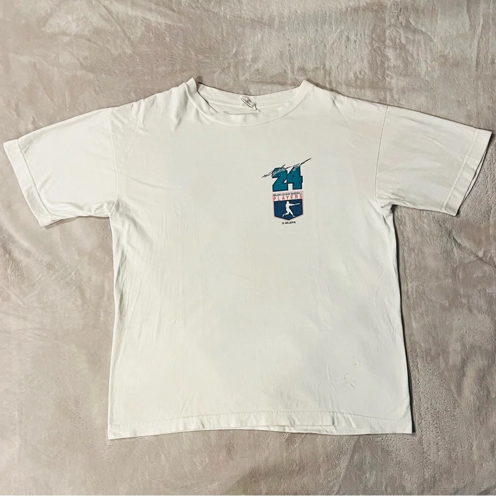 Vintage MLB Ken Griffey Junior 24 White T-Shirt Men’s Size XL - Picture 2 of 4